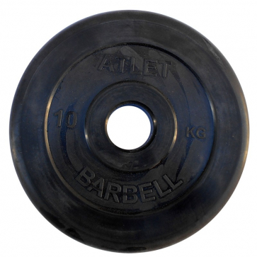 Диск обрезиненный MB Barbell Atlet B51-10 кг - 1