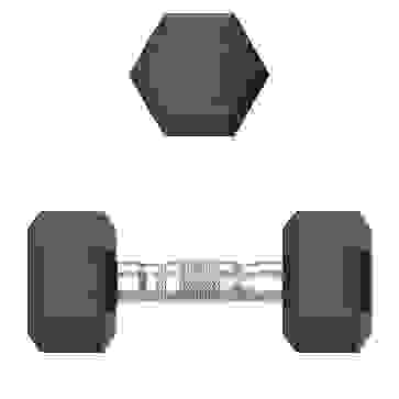 Гантель гексагональная UNIX Fit обрезиненная 5 кг - 7